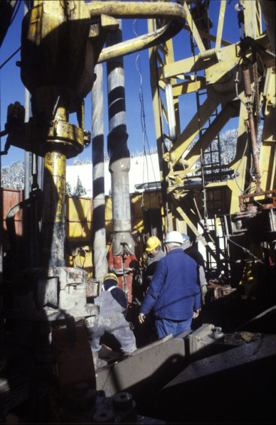 Oil drilling site Finsterwald.