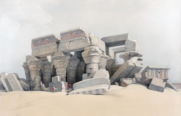 Temple ruins in Kom Ombo