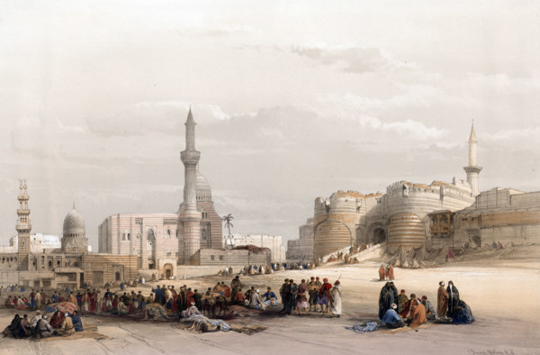 The entrance to the Citadel of Cairo