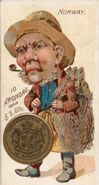 Coins from different countries with symbolic people