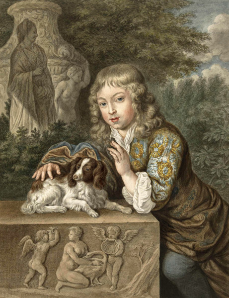 Boy with a dog