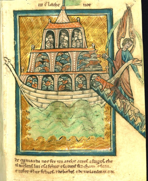 Leaf from Bible pictures by William de Brailes