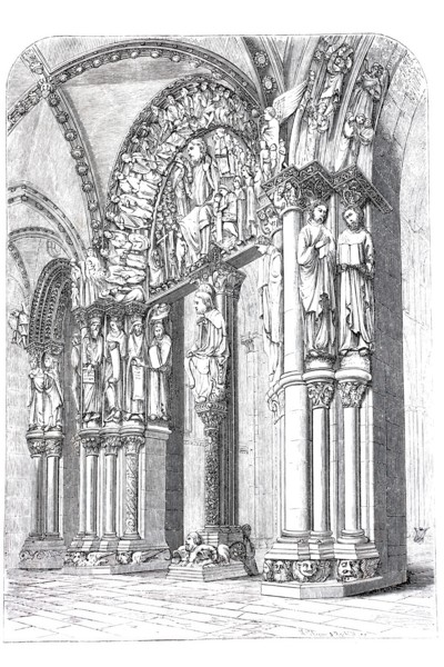Portal of the Cathedral of Santiago de Compostela.