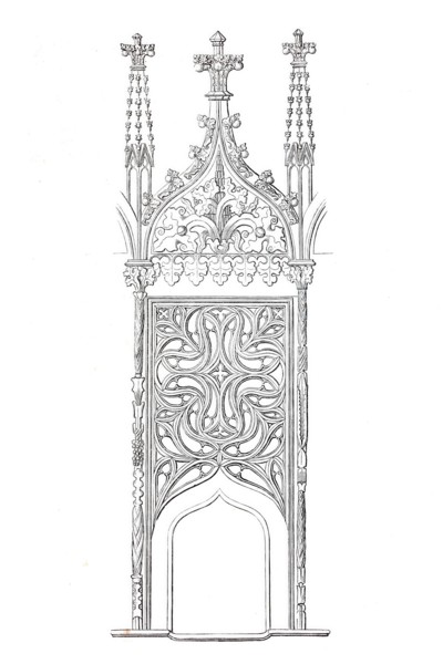 Choir stall in Altenburg Abbey.