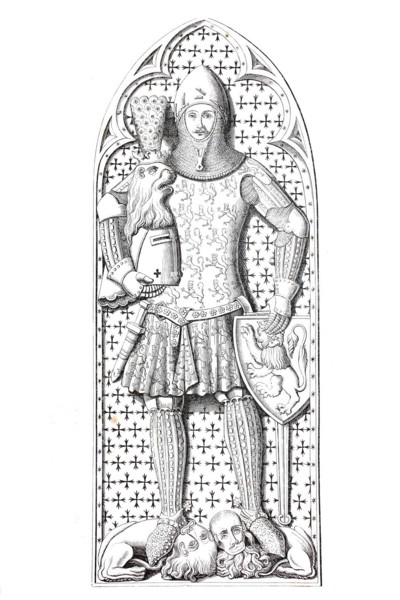 Gravestone of Gunther von Schwarzburg in the Cathedral of Frankfurt.
