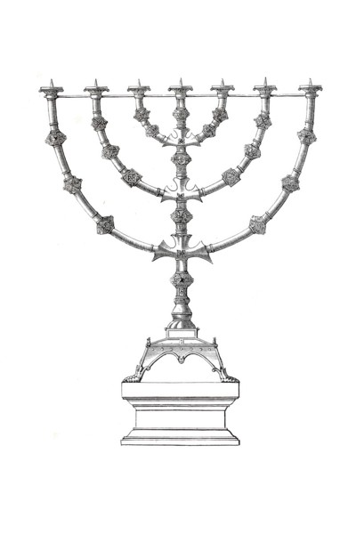 Seven-branched candlestick from the Essen Minster.