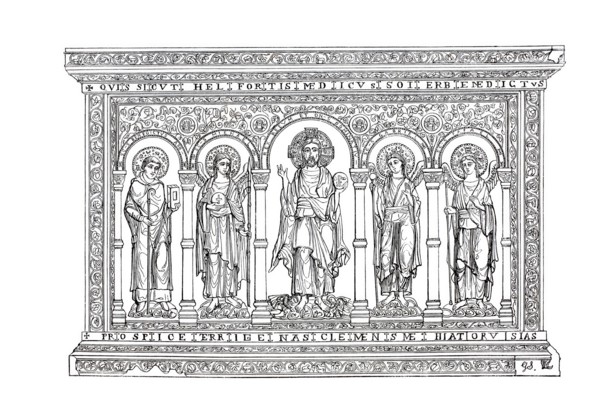 Altarpiece in the Basel Minster.