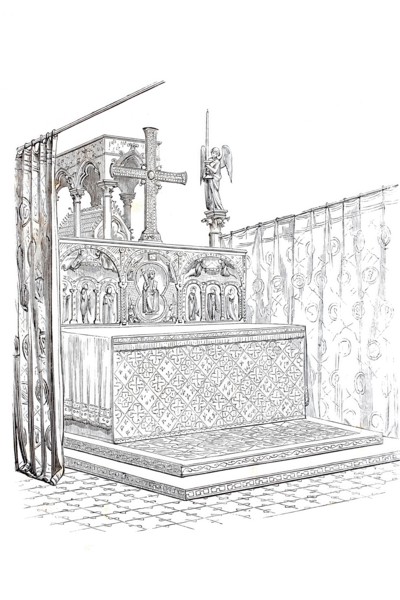 Altar from the Cathedral of Saint-Denis.