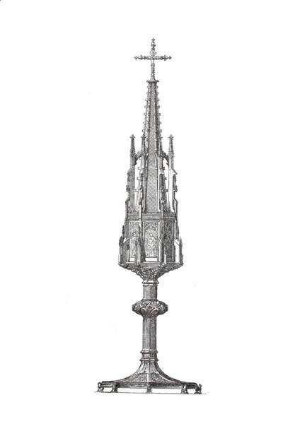 Gothic ciborium from Ober-Millingen near Rees on the Lower Rhine.