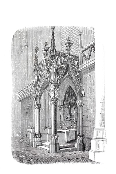 The altar of St. Peter's Cathedral in Regensburg.