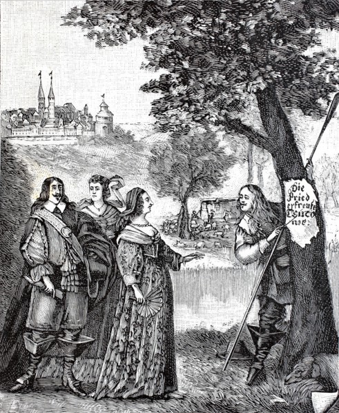 People in the Poetenwald near Pegnitz in the Nuremberg region.