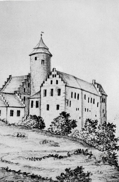 Lisberg Castle in the Middle Ages.