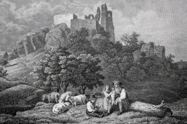 Altenstein Castle in the Middle Ages.