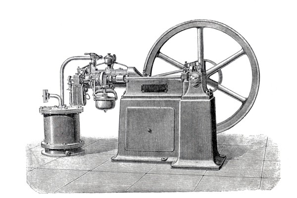 Petroleum engine developed by Otto.
