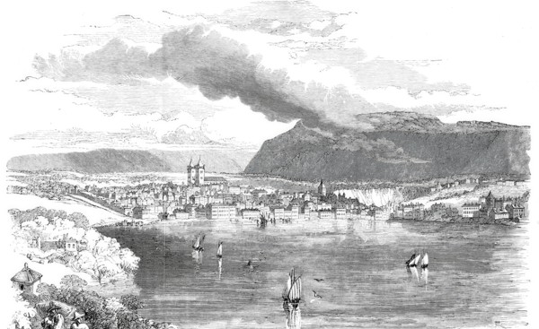 View of the city of Geneva.