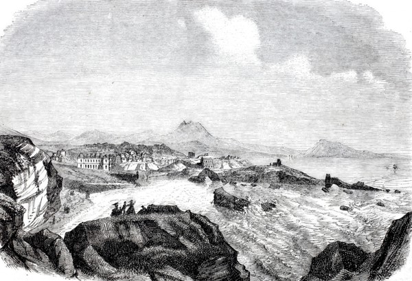 View of Biarritz from the lighthouse.
