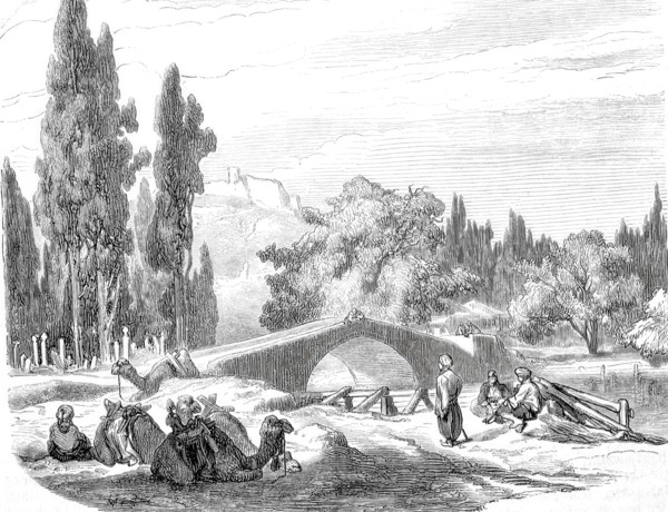 The caravan bridge near Smyrna.