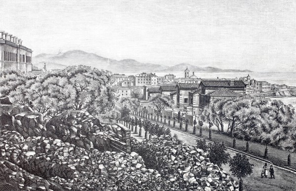 View of the city of Ajaccio.