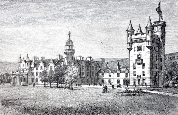 Balmoral Castle in Scotland.