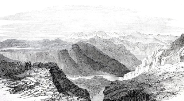 Landscape in Dalmatia.