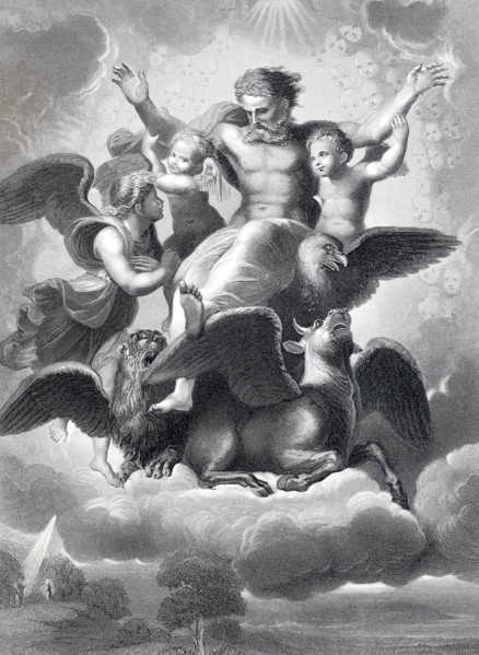 The vision of Ezekiel.