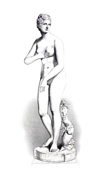 Venus Medici is an ancient statue of the type Venus pudica.