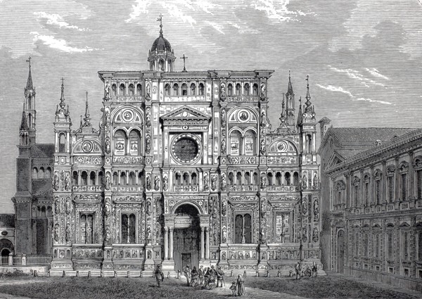 Facade of the Church of Madonna delle Grazie.