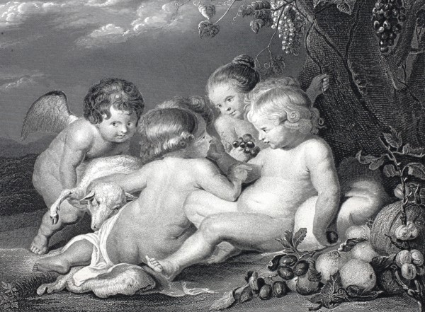Christ and John as children.