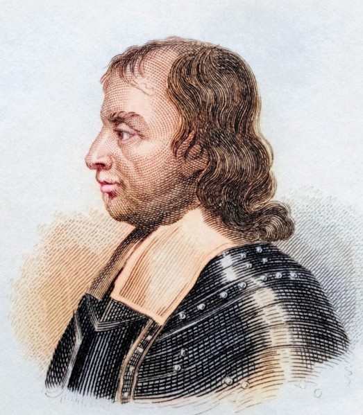 Oliver Cromwell (born 25 April 1599 in Huntingdon. died 3 September 1658 in Westminster) was an