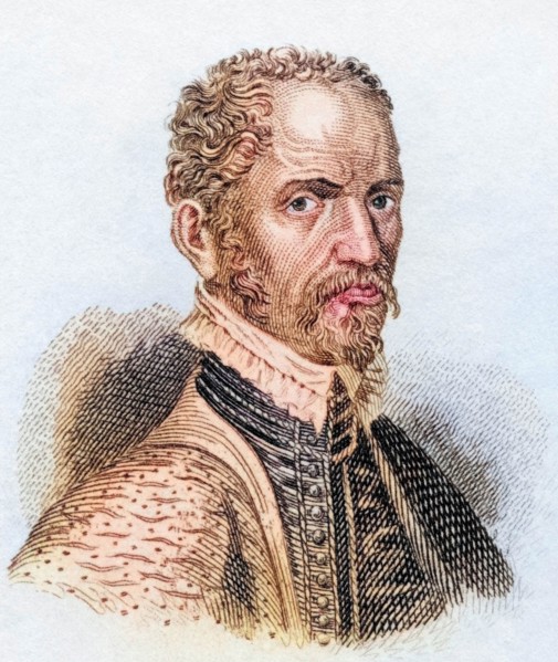 Hubertus Goltzius (born 1526. died 1583). Dutch humanist. numismatist. printer. engraver and