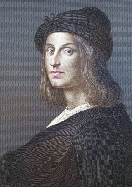 Raffaello Sanzio da Urbino. also Raffael da Urbino. Raffaello Santi. Raphael (born 6 April or 28