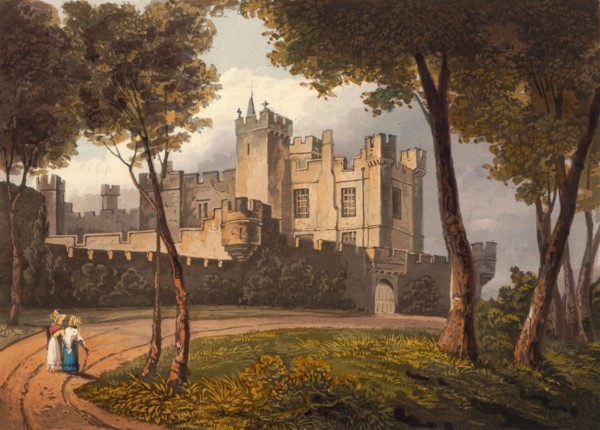 Wilton Castle. County Wexford. England. around 1850. after a painting by Theodore Henry Adolphus