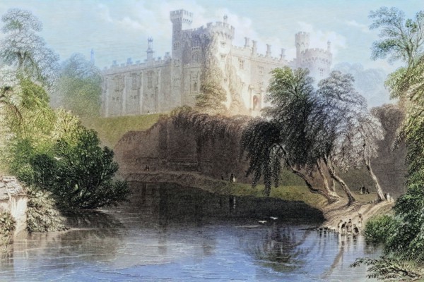 Kilkenny Castle. Kilkenny. Ireland. from The Scenery and Antiquities of Ireland. 1841. digital