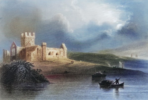 Dunbrody Abbey. Wexford. Ireland. from The Scenery and Antiquities of Ireland. 1841. digital