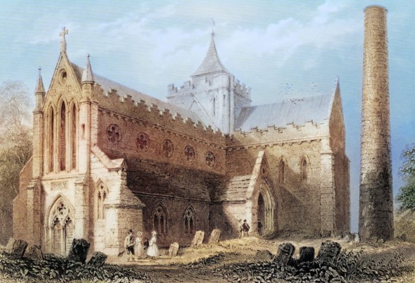 St. Canice. Kilkenny. Ireland. from The Landscape and Antiquities of Ireland. 1841. digital