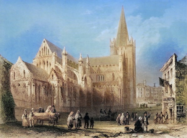 St. Patrick's. Dublin. Ireland. from The Scenery and Antiquities of Ireland. 1841. digital