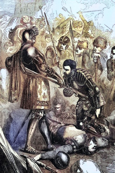 At the Battle of Pavia. fought in Italy on the morning of February 24. 1525. Francis I of France