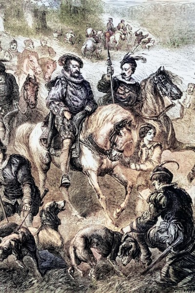 James I (June 19. 1566 – March 27. 1625). King of England. enjoyed his pleasures. This illustration