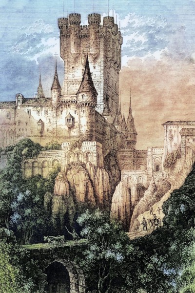 The Alcázar of Segovia. Segovia Castle. is a striking stone fortress in the old town of Segovia.