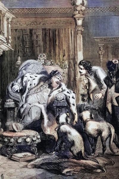 The death of King James I. James I. in the spring of 1625 after severe bouts of arthritis. gout.