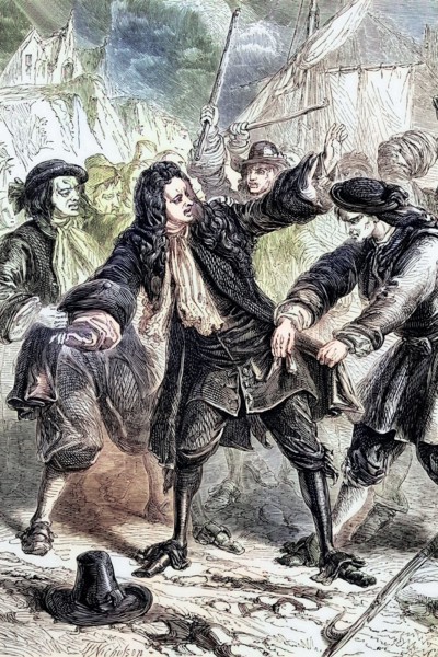 The fugitive King James II of England (October 14. 1633 – September 16. 1701) was ambushed by local