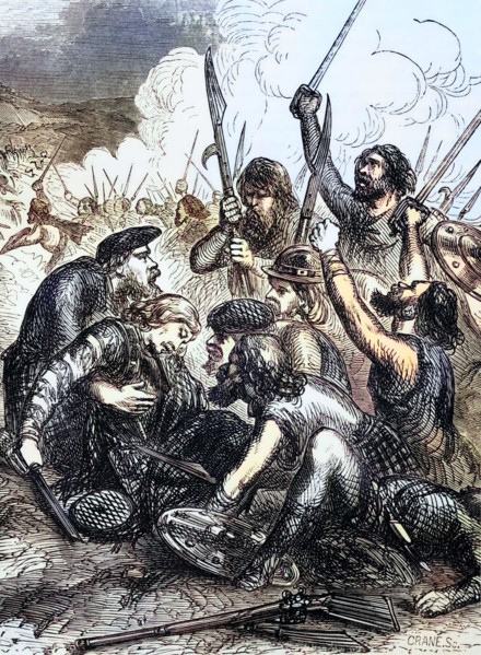 The death of the 1st Viscount Dundee. After the Glorious Revolution of 1688. he became a rebel in