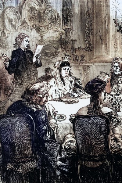 Queen Anne Stuart (6 February 1665 – 1 August 1714) was entertained by a ballad poet in 1714.