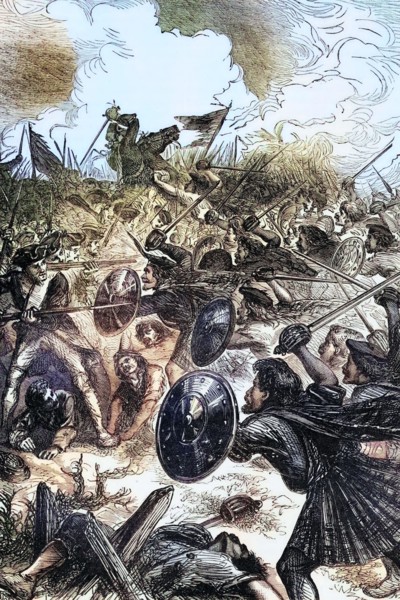 The clans under Glengarry sided with the Jacobites and in the Jacobite rising of 1715. the