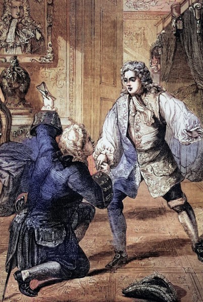 In June 1727. King George II received news of his father's death from Sir Horace Walpole. the