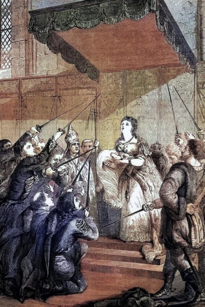 Empress Maria Theresa. the sole ruler of the Habsburg lands. requests support from the Hungarian