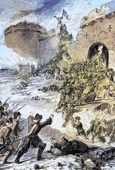 In 1747. during the War of the Austrian Succession. the French army besieged Bergen op Zoom in the