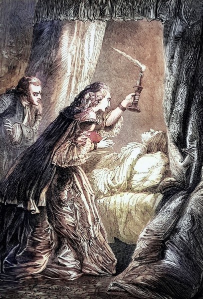 The death of Frederick. Prince of Wales. at the age of 44 in 1751 at Leicester House. England.