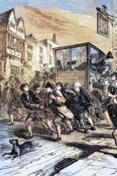In 1768. John Wilkes ran for Parliament in London and came last among seven candidates. possibly