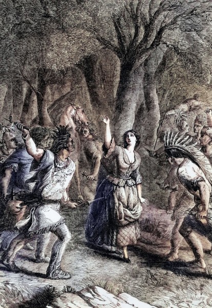 The abduction and murder of Jenny Macrea on July 27. 1777. by Native Americans accompanying General